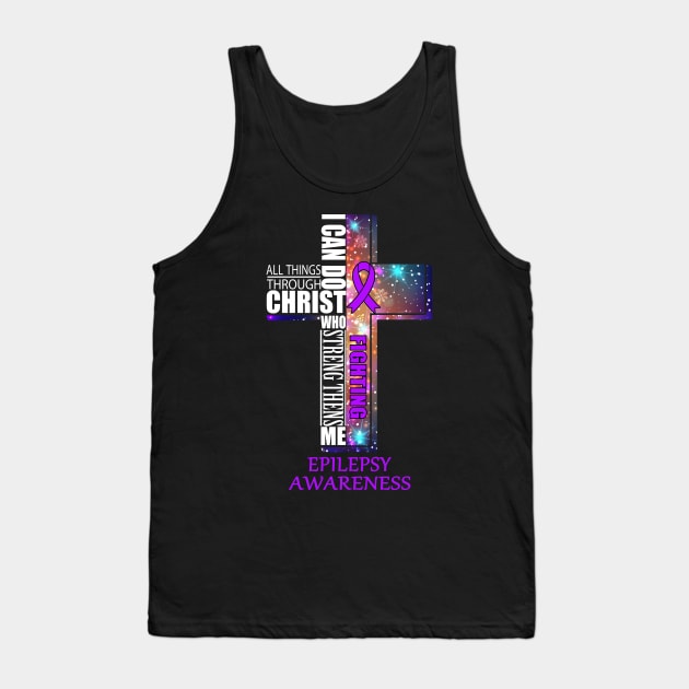 epilepsy Awaneress Support epilepsy Christmas Gifts Tank Top by ThePassion99